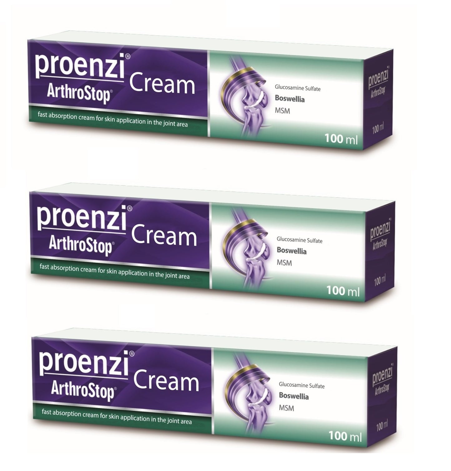 Proenzi ArthroStop  Cream Pack 3 x 100 ml - Total 300 ml