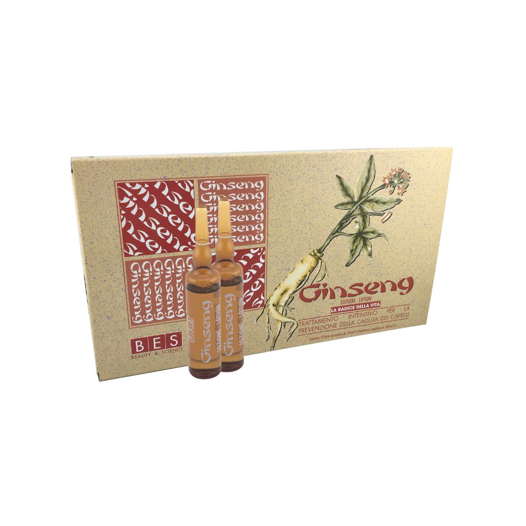 BES Ginseng Intensive Lotion Hair Loss Treatment 12 Vials x 10 ml